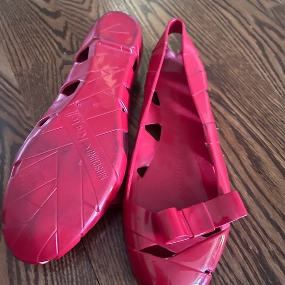 Ballet flats Moschino+ kartell Red size size 38 rubber - Picture 9 of 9
